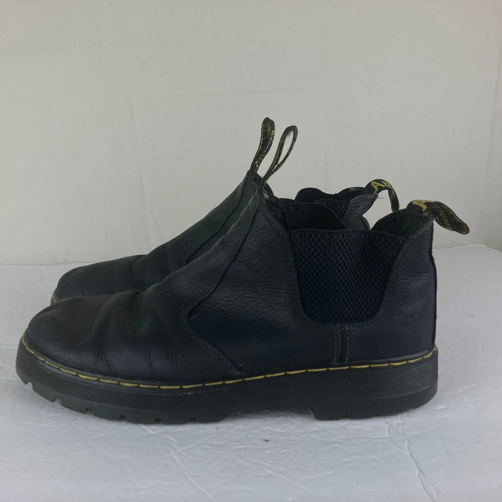 Dr. Martens Hardie Chelsea Boots Mens 12 Leather Grunge Punk Streetwear Workwear